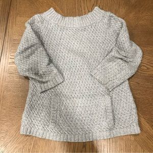 Talbots 3/4 sleeve kangaroo pocket sweater